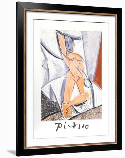 Etude pour le nu a la Draperie-Pablo Picasso-Framed Collectable Print