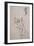 Etude pour le portrait de la baronne James de Rothschild-Jean-Auguste-Dominique Ingres-Framed Giclee Print