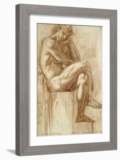 Etude pour les filles de Thespius (Hercule)-Gustave Moreau-Framed Giclee Print