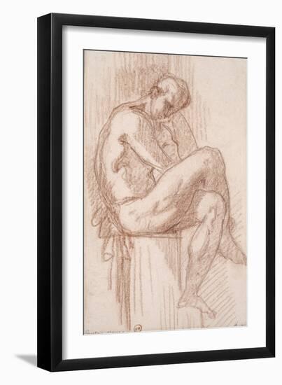 Etude pour les filles de Thespius (Hercule)-Gustave Moreau-Framed Giclee Print