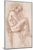 Etude pour les filles de Thespius (Hercule)-Gustave Moreau-Mounted Giclee Print
