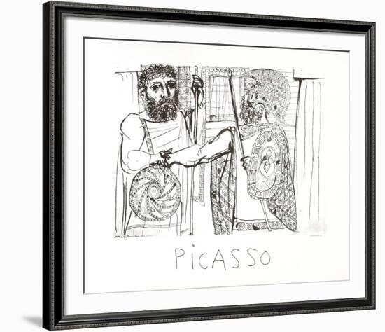 Etude pour Lesistratas-Pablo Picasso-Framed Collectable Print