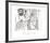 Etude pour Lesistratas-Pablo Picasso-Framed Collectable Print