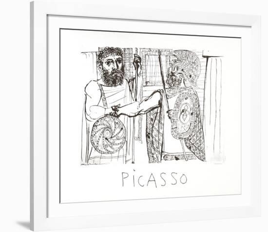 Etude pour Lesistratas-Pablo Picasso-Framed Collectable Print