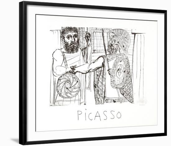 Etude pour Lesistratas-Pablo Picasso-Framed Collectable Print