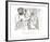 Etude pour Lesistratas-Pablo Picasso-Framed Collectable Print