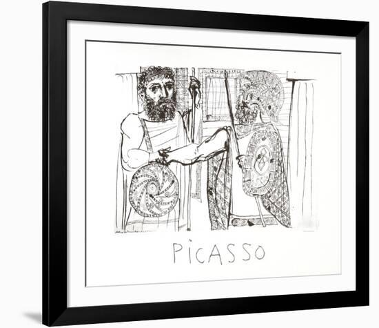 Etude pour Lesistratas-Pablo Picasso-Framed Collectable Print