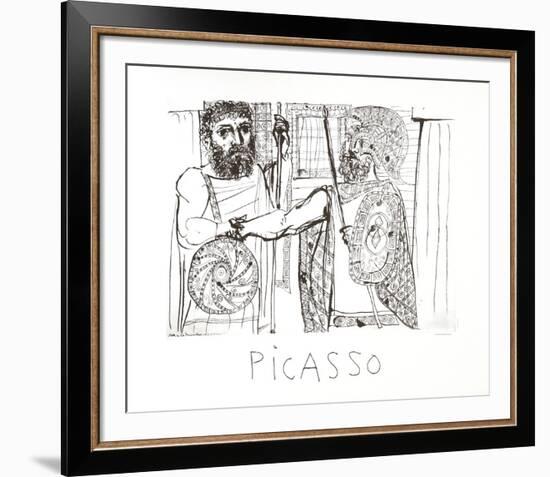 Etude pour Lesistratas-Pablo Picasso-Framed Collectable Print