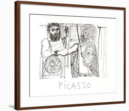 Etude pour Lesistratas-Pablo Picasso-Framed Collectable Print