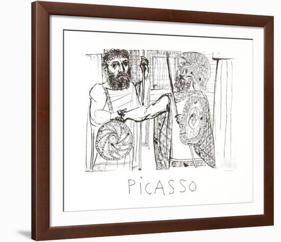 Etude pour Lesistratas-Pablo Picasso-Framed Collectable Print