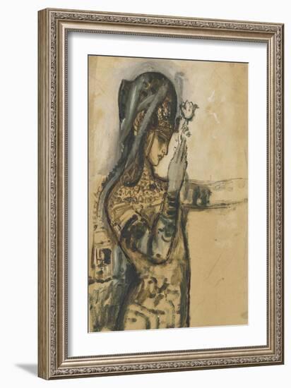 Etude pour Salomé-Gustave Moreau-Framed Giclee Print