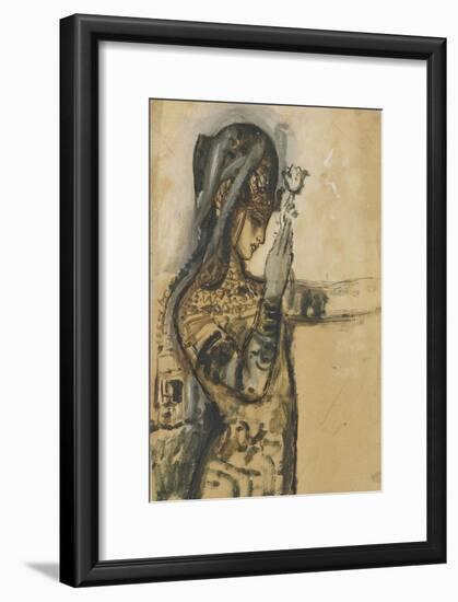 Etude pour Salomé-Gustave Moreau-Framed Giclee Print