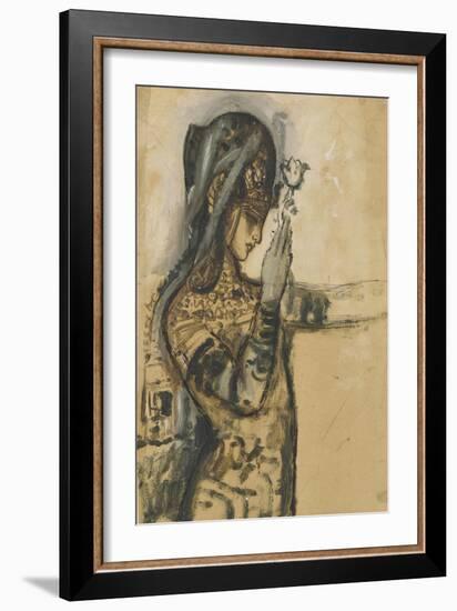 Etude pour Salomé-Gustave Moreau-Framed Giclee Print