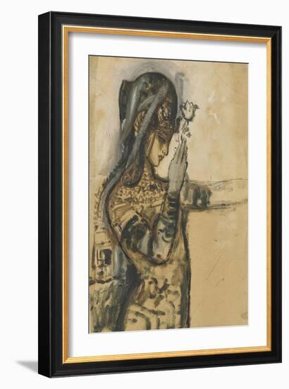 Etude pour Salomé-Gustave Moreau-Framed Giclee Print