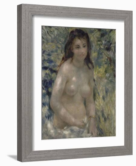 Etude.Torse, effet de soleil-Pierre-Auguste Renoir-Framed Giclee Print