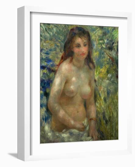 Etude, Torse, Effet De Soleil-Pierre-Auguste Renoir-Framed Giclee Print