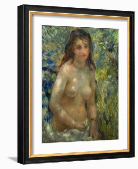 Etude, Torse, Effet De Soleil-Pierre-Auguste Renoir-Framed Giclee Print