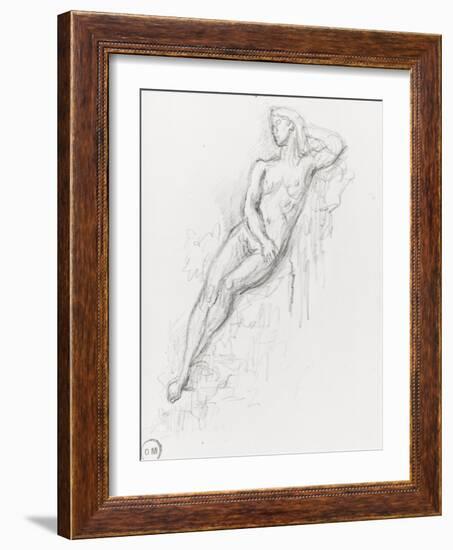 Etudes pour Galatée-Gustave Moreau-Framed Giclee Print