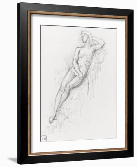 Etudes pour Galatée-Gustave Moreau-Framed Giclee Print