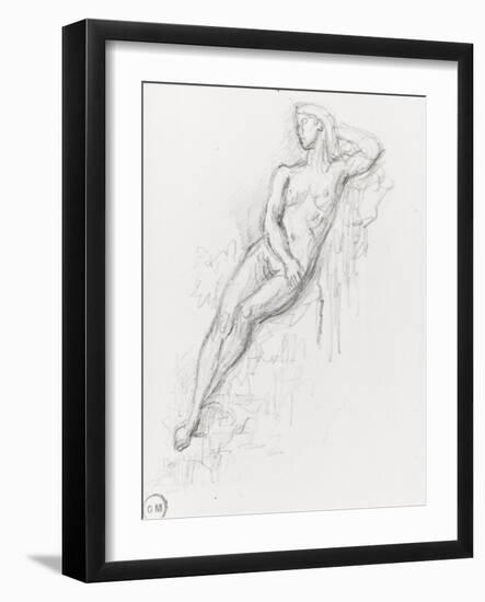 Etudes pour Galatée-Gustave Moreau-Framed Giclee Print