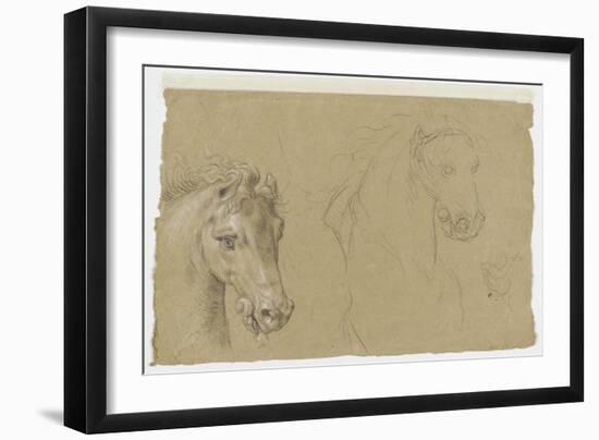 Etudes pour la tête d'un cheval-Pierre Mignard-Framed Giclee Print