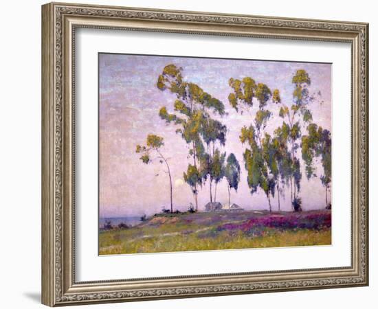 Eucalyptus and Moonrise-Maurice Braun-Framed Art Print