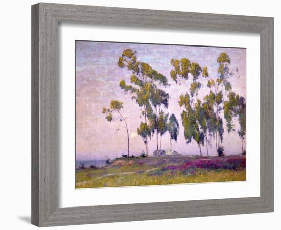 Eucalyptus and Moonrise-Maurice Braun-Framed Art Print