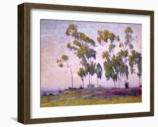 Eucalyptus and Moonrise-Maurice Braun-Framed Art Print