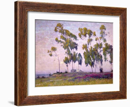 Eucalyptus and Moonrise-Maurice Braun-Framed Art Print