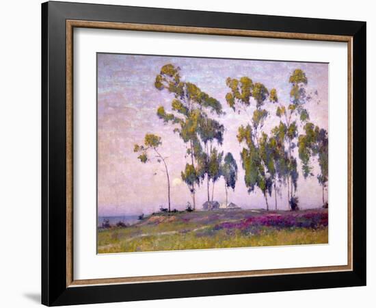 Eucalyptus and Moonrise-Maurice Braun-Framed Art Print