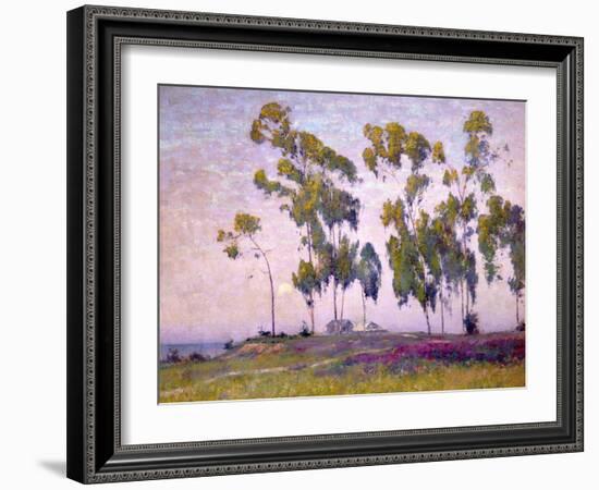 Eucalyptus and Moonrise-Maurice Braun-Framed Art Print