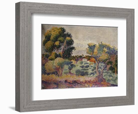 Eucalyptus and Olive Grove, 1907-Mary Cassatt-Framed Giclee Print