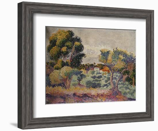 Eucalyptus and Olive Grove, 1907-Mary Cassatt-Framed Premium Giclee Print