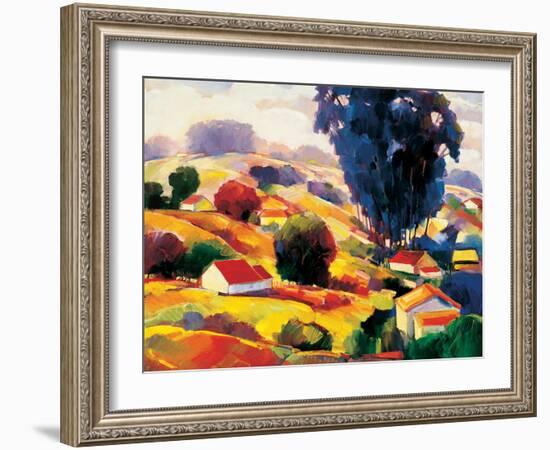 Eucalyptus Fields II-unknown unknown-Framed Art Print