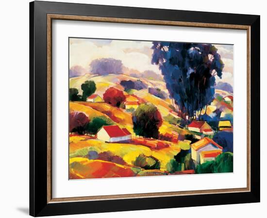 Eucalyptus Fields II-unknown unknown-Framed Art Print