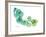 Eucalyptus Green Blue-Albert Koetsier-Framed Premium Giclee Print