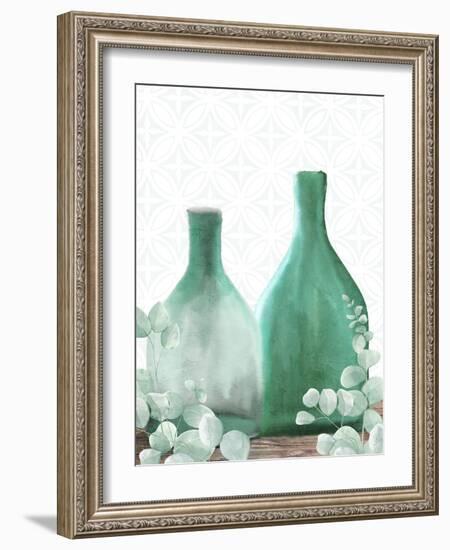 Eucalyptus Greens-Kimberly Allen-Framed Art Print