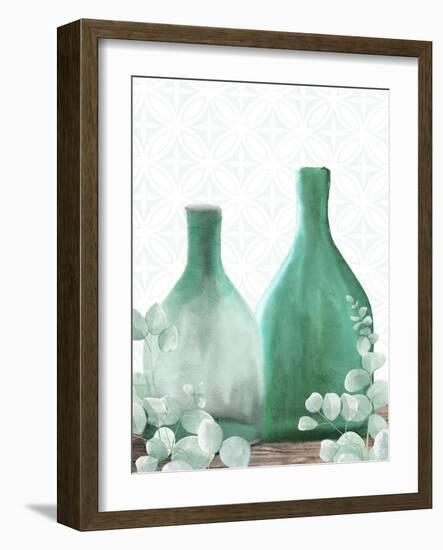 Eucalyptus Greens-Kimberly Allen-Framed Art Print