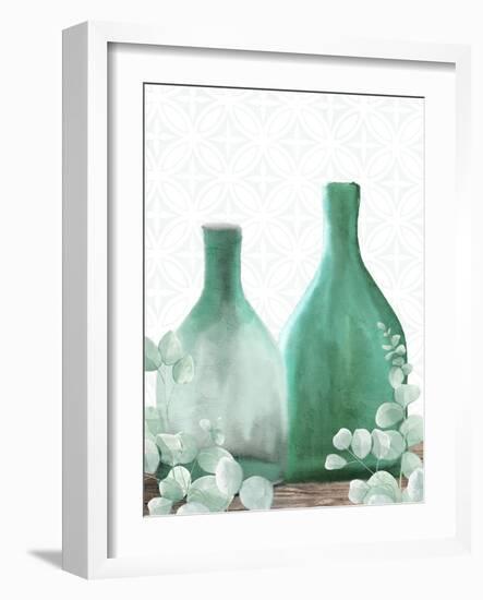 Eucalyptus Greens-Kimberly Allen-Framed Art Print