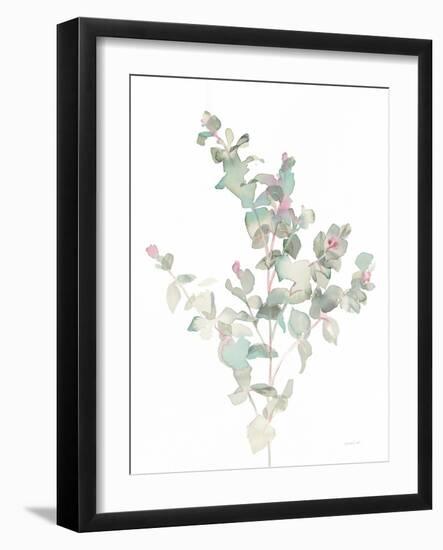 Eucalyptus II White-Danhui Nai-Framed Art Print