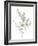 Eucalyptus II White-Danhui Nai-Framed Art Print