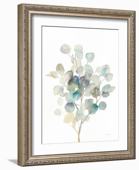 Eucalyptus III White-Danhui Nai-Framed Art Print