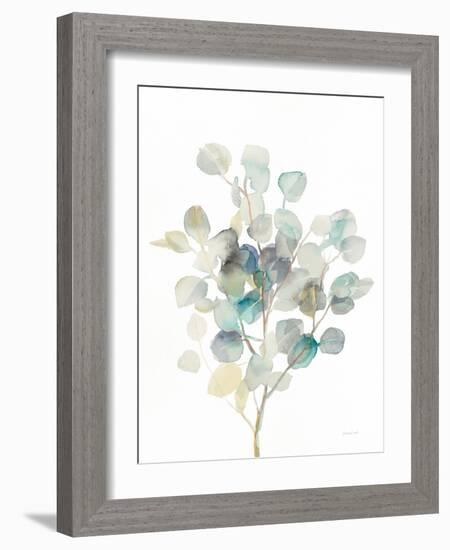 Eucalyptus III White-Danhui Nai-Framed Art Print