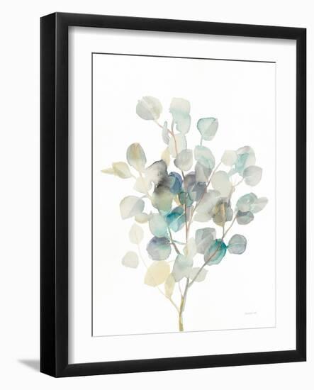 Eucalyptus III White-Danhui Nai-Framed Art Print