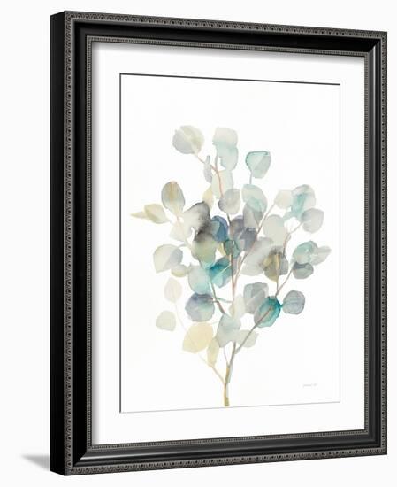 Eucalyptus III White-Danhui Nai-Framed Art Print