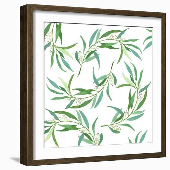 Eucalyptus Leaves-Elizabeth Rider-Framed Giclee Print