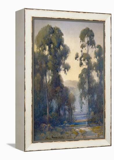 Eucalyptus-Percy Gray-Framed Stretched Canvas