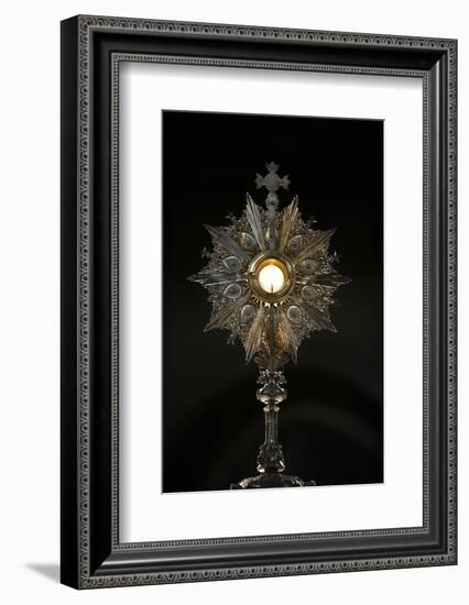 Eucharist adoration, Ars-sur-Formans, Ain, France-Godong-Framed Photographic Print