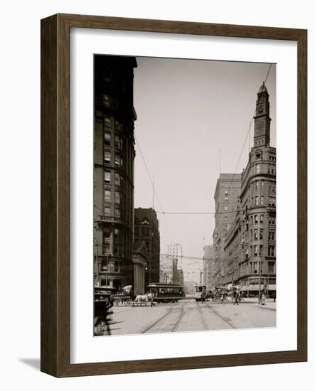 Euclid Avenue, Cleveland, Ohio-null-Framed Photo