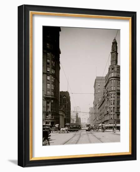 Euclid Avenue, Cleveland, Ohio-null-Framed Photo